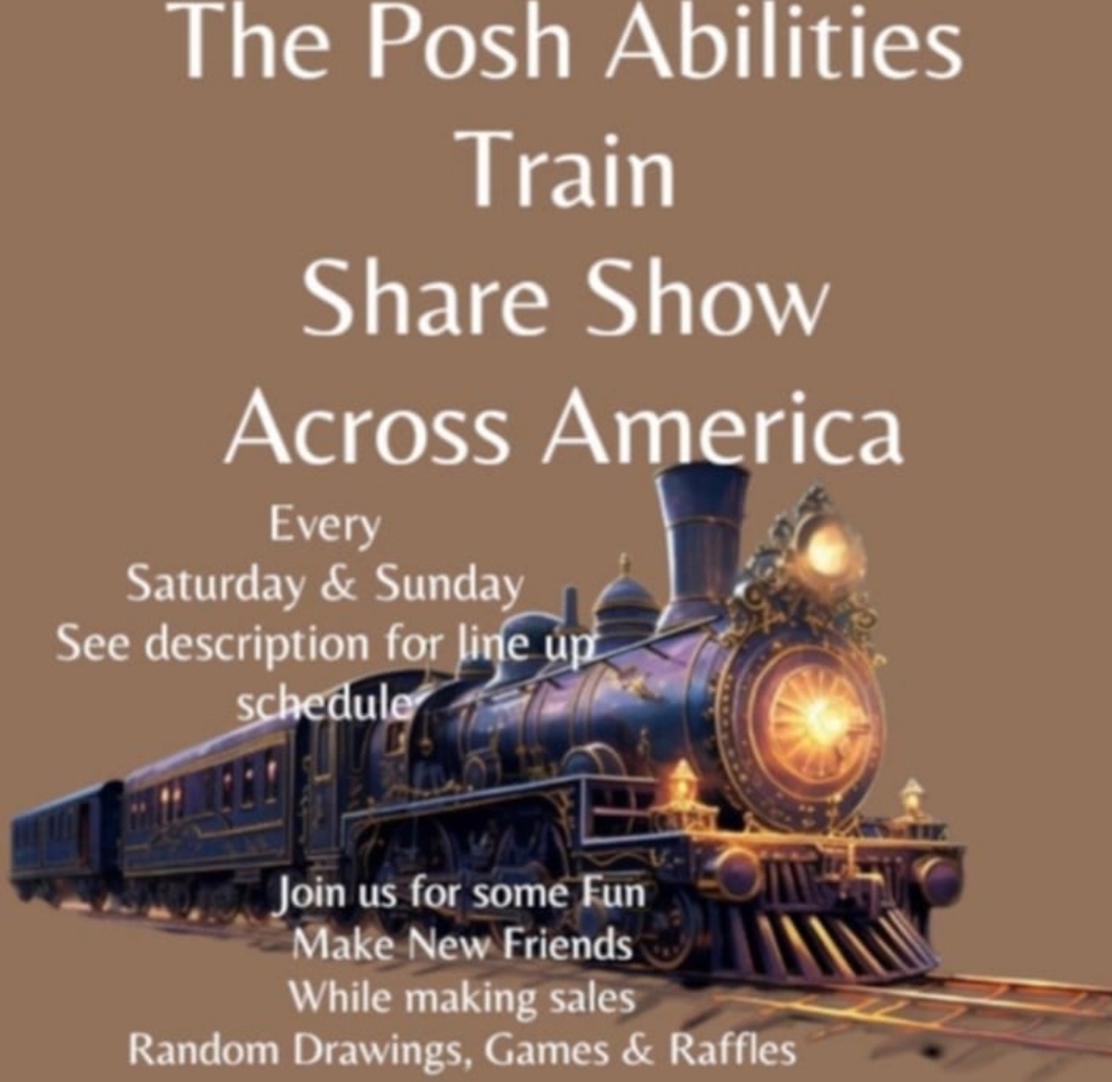 POSH ABILITIES TRAIN LIVE SHARE SHOW FLYER